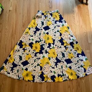 Floral Maxi Skirt - real vintage